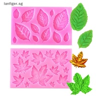 LL 3D Mini Rose Flower Leafs Silicone Mold DIY Fondant Chocolate Sugarcraft Cake Decor Baking Tools 