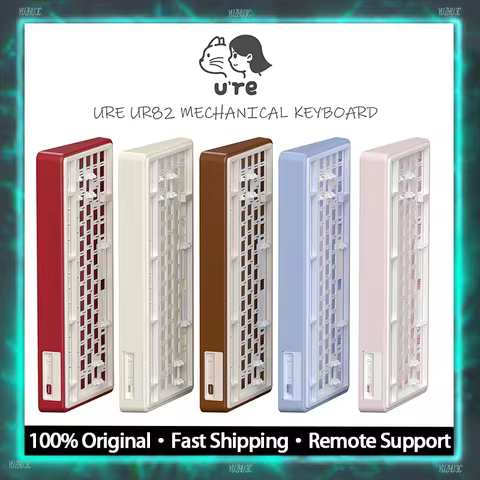 UR82 Wireless Mechanical Keyboard Barebone Kit DIY Switch Customized Hot Swappable Dynamic RGB BT 2.