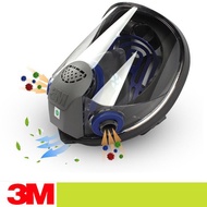 3M FF-402 New 3M Ultimate FX Full Face Respirator, Reusable, Size Medium, 3M Face Mask with 6006 fil