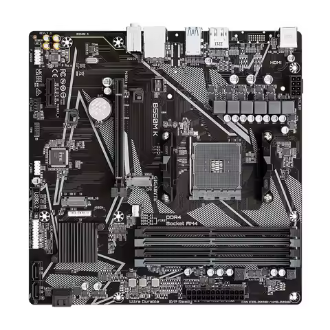 Parts for Gigabyte B550M K Desktop PC Gaming main board for AM4 Ryzen AMD R5 5600G R7 5700G