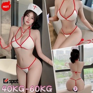 【Ready Stock】Sexy Lingerie Women Sleepwear Nurse Cosplay Bikini Baju Tidur Seksi Wanita Jururawat Ni