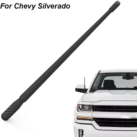 12.5 Inch Car Aerial For Chevy Silverado GMC Sierra Denali Terrain For Canyon Screw-on Antenna Mast 