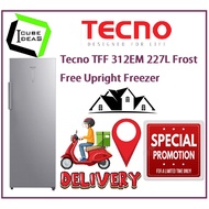 Tecno TFF 312EM 227L Frost Free Upright Freezer