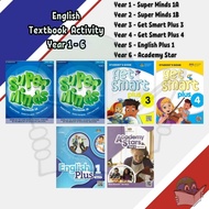 SK/SJK English Textbook (WorkBook) - Super Minds/Get Smart/English Plus/Academy Stars [Textbook]