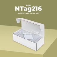 RFID NFC Card NTag216 13.56 MHz PVC Card 888 byte Programmable 1 Pack