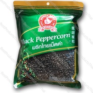 พริกไทยดำเม็ด 100% BLACK PEPPERCORN ขนาดน้ำหนักสุทธิ 500 กรัม บรรจุซอง เครื่องเทศคุณภาพ คัดพิเศษ สะอาด ได้รสชาติ