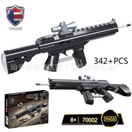 Đồ Chơi Lắp Ráp Kiểu PUBG CSGO Mô Hình súng Rifle SCAR MK14 M416 VECTOR Với 500+ Mảnh Ghép