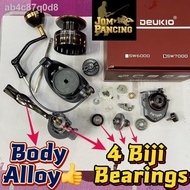 ❈♠✳DEUKIO SW⚡️4 Biji Bearings⚡️Spinning Casting Reel,Mesin Pancing Ikan,Fishing Accessories,Alat Jom Pancing