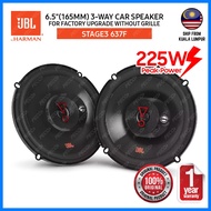 100% Original JBL  6-1/2"(165mm) 3-Way car speaker for factory upgrade without grille JBL Stage3 637