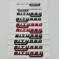 Applicable to Mercedes-Benz AMGTURBO 4MATIC BITURBO 4MATIC+ side logo sticker