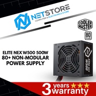 COOLER MASTER ELITE NEX W500 500W 80+ NON-MODULAR POWER SUPPLY - MPW-5001-ACBW-BUK