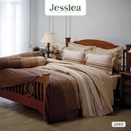 Jessica Cotton mix พิมพ์ลาย J240 ชุดเครื่องนอน ผ้าปูที่นอน ผ้าห่มนวม เจสสิก้า พิมพ์ลายได้อย่างประณีตสวยงาม