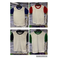 P. E TSHIRT COLORED COMBINATION COTTON