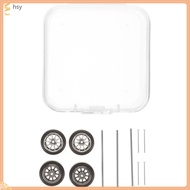1 Set Toy Racing Car Wheel RC Car Replacement Accessories Car Model 1/64 Wheel  huyisheng