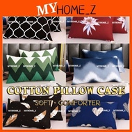 MYHZ_ Premium Cotton Sarung Bantal Tidur Sarung Bantal Kepala Selesa Cadar Bedsheet Pillow Case