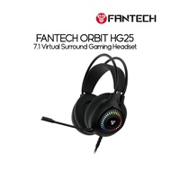 NEW Fantech Gaming Headset Orbit HG25 with 7.1 Virtual Surround, Noise Cancelling Microphone RGB Lig
