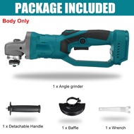 100 mm 688vf Cordless Brushless Electric Angle Grinder DIY Woodworking Tool for 18V Battery 1580W