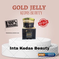 [ NEW KEMASAN ] Gold Jelly Kedas Beauty / Cream Kedas beauty  pencerah wajah & Glowing | Kedas Beaut