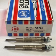 หัวเผา HKT แท้  MADE IN JAPAN ฟอร์ด เรนเจอร์ PZ-709 ยี่ห้อ HKT Ford Ranger PZ-709 ยี่ห้อ HKT  คุ้มค่