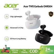 Acer OHR504 TWS Wireless Earbuds Bluetooth 5.4 HiFi In-Ear Earphones Noise Reduction 3.8g Lightweigh