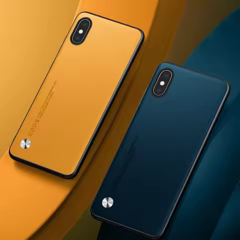 Luxury PU Leather Phone Case For iPhone X XS XR Protective Cover Silicone Shockproof Case For iPhone