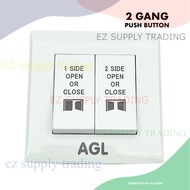 AUTOGATE PUSH BUTTON / SWITCH 2 GANG PRESS SWITCH
