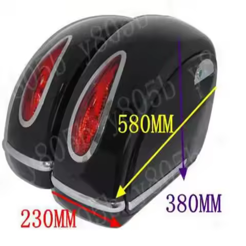 Universal Hard Saddle bags Side Box for Lifan V16 LF250-D/E/K/V16PLUS V16S K19 Suzuki GZ125 150 Qian