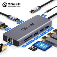 9Combination1Type-C Docking Station with RJ Multifunctional Hub USB Hub 4k USB C Turn HDMI SD TF4.6