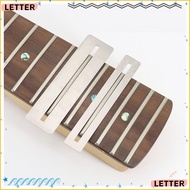 LETTER 2Pcs Fingerboard Protector, Silver Metal Fretboard Protector, Luthier Tools Guitar Tool Guita