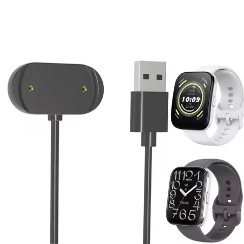Smartwatch Dock Charger Adapter USB Charging Cable Power Charge Wire For Amazfit Bip 5 Unity / Bip5 