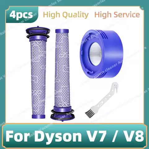 Pre Post Filter Compatible For Dyson V7 V8 Cordless Vacuum Cleaner Parts Replacement Accessories