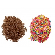 1kg Premium Color Chocolate Rice/ Dark Chocolate Rice /Coklat Urai hiasan kek/biskut/donat/ MANIK UR