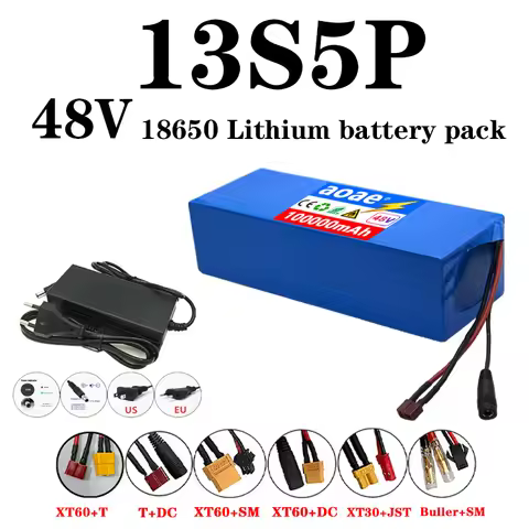 Original 13S5P 48V 100Ah Electric Vehicle Lithium 13S5P Battery Pack Is Suitable for Electric Scoote