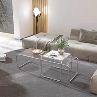 Medieval Style Sofa Combination Set Table Lucio Minimalist Square Table ins Style Coffee Table Shoot