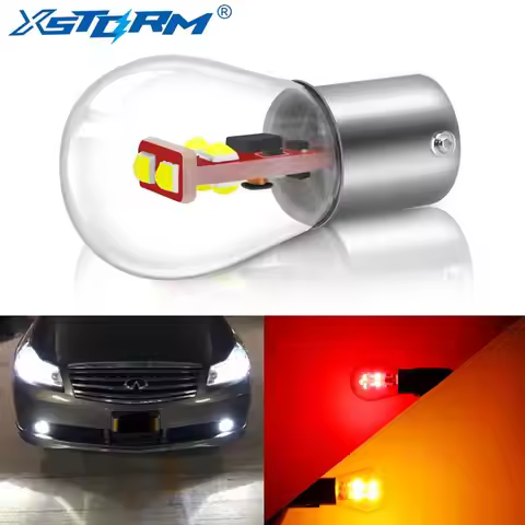 1156 BA15S P21W Led Bulbs 1157 BAY15D P21/5W Led BA15D BAU15S PY21W Ampoule Car Turn Signal Lamp Red