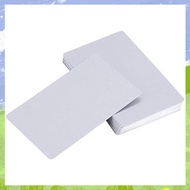 (UYNM) Blank Sublimation Metal Name Card Printing Blank Business Card (Silver ) 100Piece