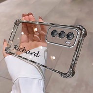 OPPO Reno 12 Pro 11 10 Pro+ 5G reno12F 11F Name Custom Case Artistic Design Casing Candy Color Air C