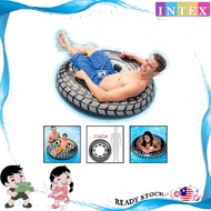 INTEX 56268 114CM & 59252 91CM Monster Truck Tube Swimming Pool Adult Rings Inflatable Tube With Han