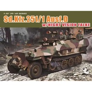German Half Crawler Transport Vehicle Sd.Kfz.251/1 Model D Size 1/35 DRAGON 6984