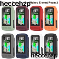 HECCEHZP Silicone Protector, Silicone Bumper  Cover, Soft Accessories Shell Anti-collision Screen Protector for Wahoo Elemnt Roam 2 Bicycle Computer