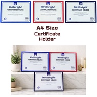 (A4 size) Certificate Holder for Award, Diploma Portrait/Landscape w/ Cover School Supplies