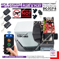 WIFI 4CH 433MHZ CASA ASIA 327 (Without gear rack) Autogate DC Sliding Gate build in Motor 800kg