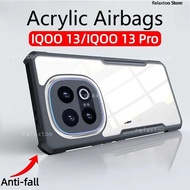 IQOO13 Pro 5G Clear Casing For IQOO 13 Pro 13Pro IQOO13Pro 5G V2408A Transparent Acrylic Airbag Soft