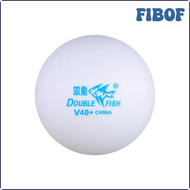 FIBOF Double Fish 100pcs Balls White New V40+ Training New Material Seamed Table Tennis Ball Ping Pong Balls bola de tenis GOBIF