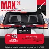 TOYOTA INNOVA REAR WIPER Zenix OR REBORN MAX99 REAR WIPER, durable quality, 12T tested