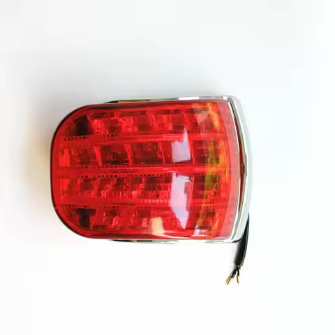 TailLight for VESPA PX 125 150 200 REAR LIGHT LED CHROME BACK LIGHT TAIL LAMP