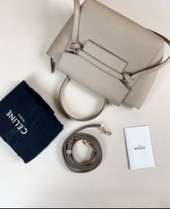 9成新Celine 大象灰pico belt bag💗