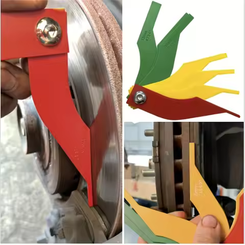 Car brake pad measurement tool brake pad thickness set thickness gauge ruler lining pad thickness br