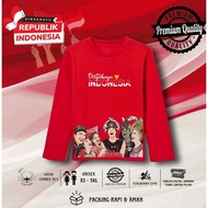 KATUN ACC WIJAYA Unisex Long Sleeve Distro Top / Shirt / T-Shirt KS1446 Theme 17 August Happy Birthd