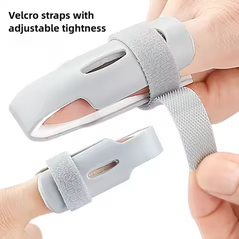 One Piece Finger Fixed Splint Fixed Support Device,Five Finger Fixed Splint Trainer,Finger Sleeve